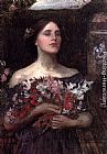 John William Waterhouse Gather Ye Rosebuds painting